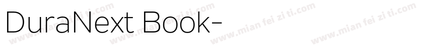 DuraNext Book字体转换